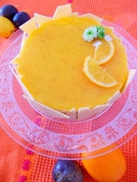 Recette entremets satine façon cheesecake à l'orange de pierre ...