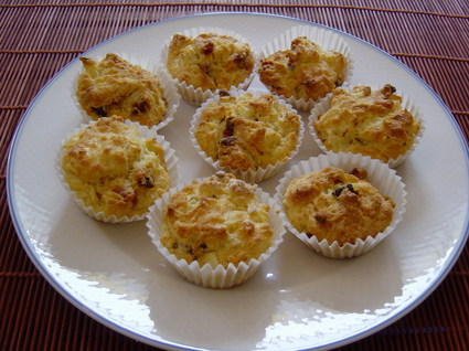 Recette de muffins oignons-lardons