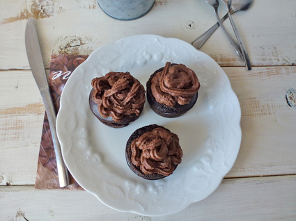 Recette de cupcake chocolat et ganache végétalienne