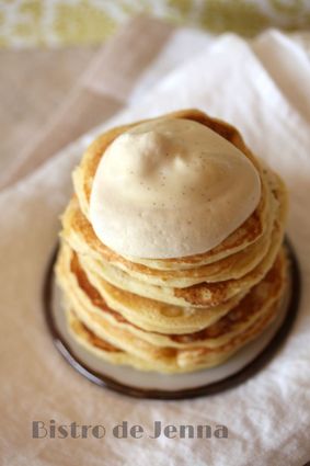 Recette de pancakes et mousseline à la vanille de madagascar