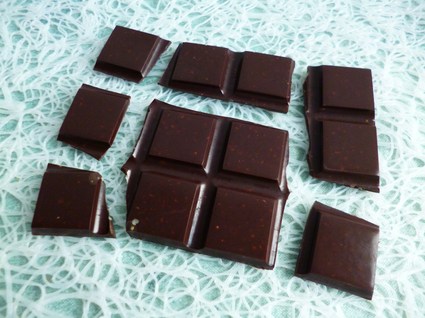 Recette de tablette de chocolat cru aux graines de chanvre