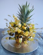 Recette de brochettes de fruits sur ananas