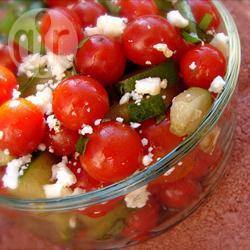 Recette tomates, feta et concombre – toutes les recettes allrecipes