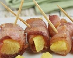 Mini brochettes ananas bacon | cuisine az