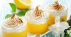 Recette de petites crèmes au citron meringuées