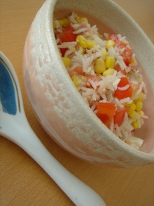 Recette de salade de riz à la tomate