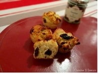 Muffins aux canneberges façon rocher