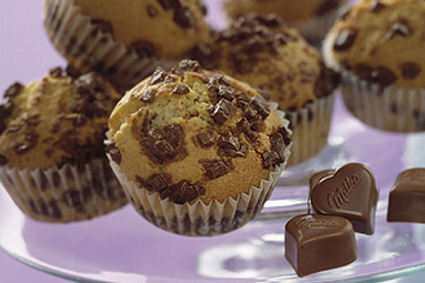 Recette de muffin au chocolat milka®