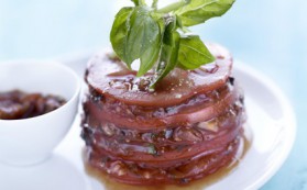 Mille feuille de tomates et chutney pour 4 personnes