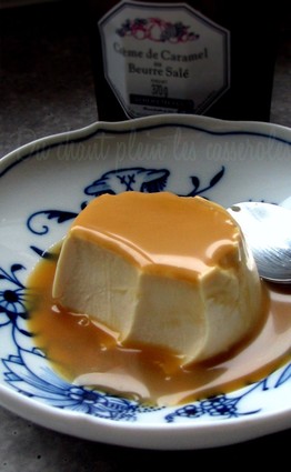 Panna cotta fondante au caramel au beurre salé
