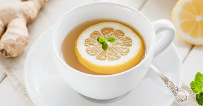 Recette de thé détox citron-gingembre