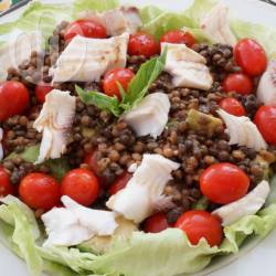 Recette salade de lentilles aux filets de tilapia – toutes les recettes ...