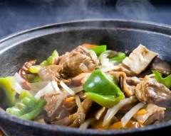 Recette soupe de bœuf aux légumes et champignons façon japonaise