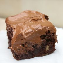 Brownie nappage chocolat