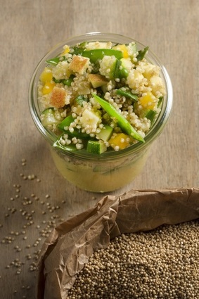 Recette de salade exki « la bruyère » au quinoa belge bio