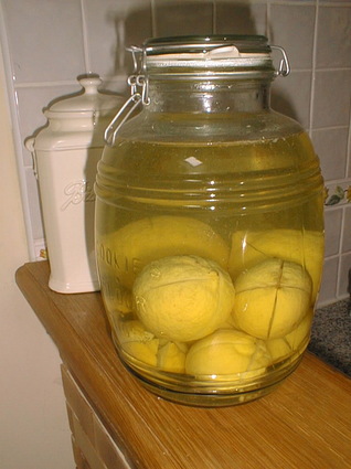 Recette de citrons confits