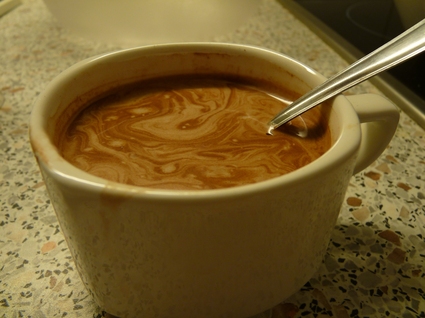 Café crème au chocolat