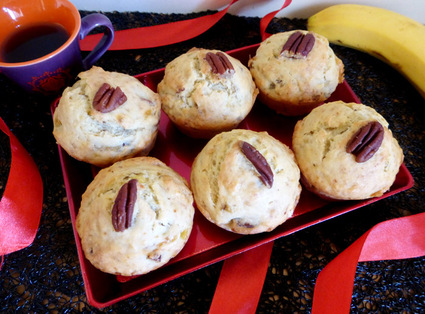 Recette de muffins façon banana bread