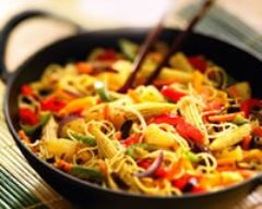 Recette légumes sautés au wok
