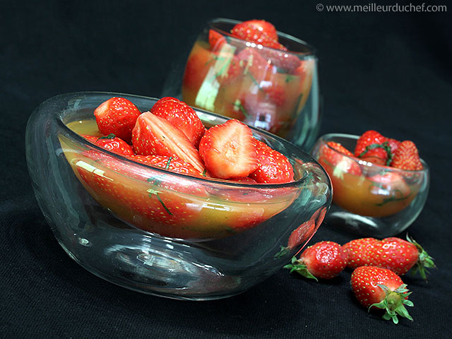 Soupe de fraises  recette de cuisine illustrée  idéal régime ...
