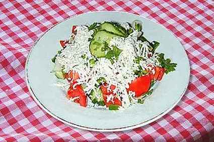 Recette de salade chopska