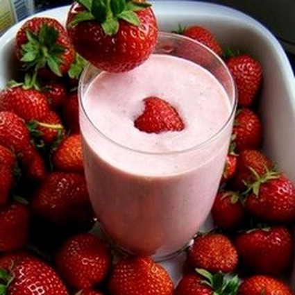 Recette de milk shake à fraise
