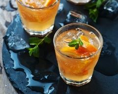Recette cocktail au cognac, thé et jus d'orange