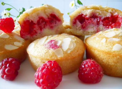 Recette financiers aux framboises (muffin dessert)