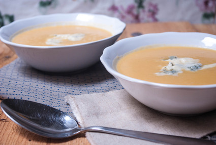 Recette de soupe potiron et gorgonzola