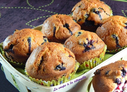 Recette muffins aux cassis (muffin dessert)