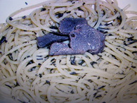 Recette de spaghetti à la truffe noire