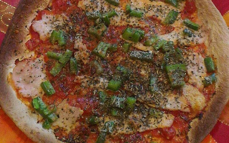 Recette pizza wrap tomate-poivron-jambon économique et rapide ...