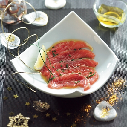 Recette de saumon mariné à l'huile d'olive