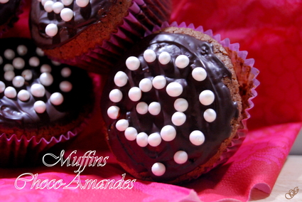 Recette de muffins chocolat amandes