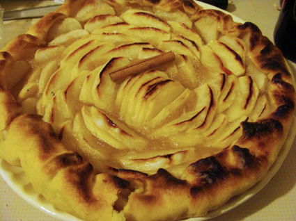 Recette de tarte complètement pommes