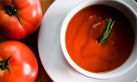 Soupe de tomates glacée pour 6 personnes