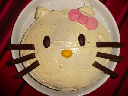 Recette de gâteau hello kitty aux deux chocolats