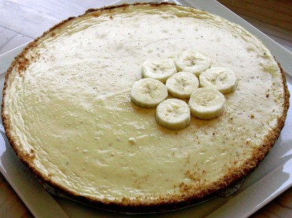 Recette de cheesecake à la banane et au chocolat blanc