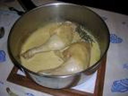 Recette de poulet à la moutarde aux oignons grelots