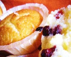 Recette muffins au citron et aux cranberries