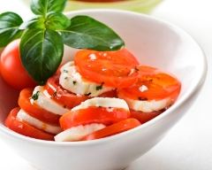 Recette salade de tomates et mozzarella