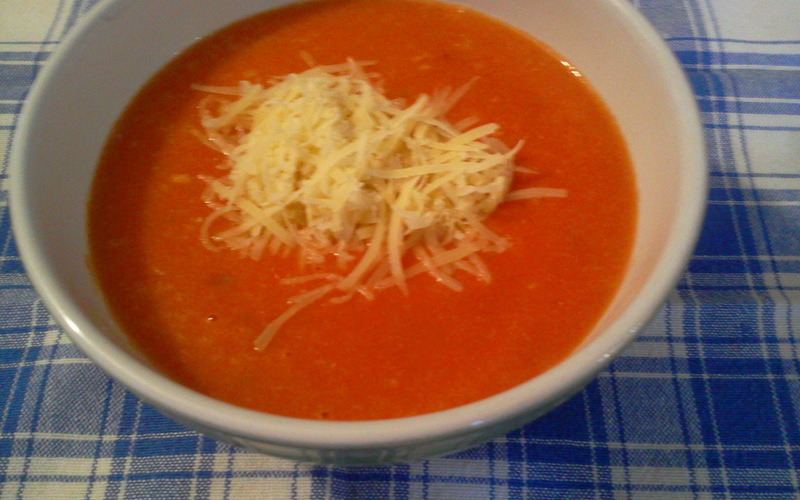 Recette velouté à la tomate et aux lardons pas chère et facile ...