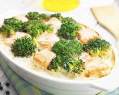 Recette clafoutis de brocolis au saumon