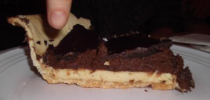 Recette de tarte crousti-fondante aux trois chocolats