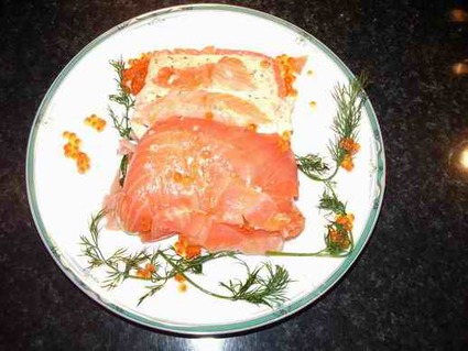 Recette de terrine aux deux saumons au yaourt