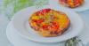 Recette de mini tarte tatin légère aux poivrons