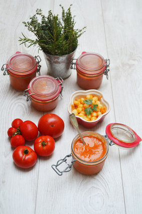 Recette coulis de tomates pour 6 personnes