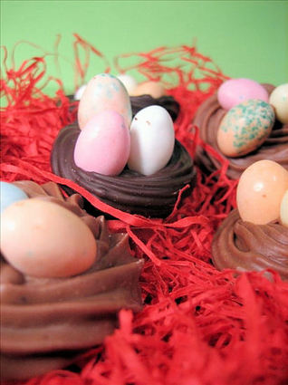 Recette de nids en chocolat