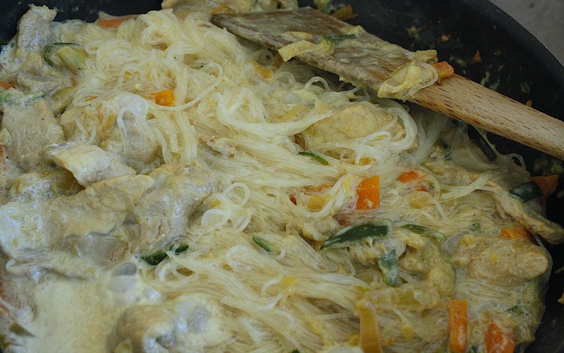 Recette wok au lait de coco pas chère et facile > cuisine étudiant
