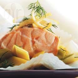 Recette papillotes de saumon aux poireaux – toutes les recettes ...